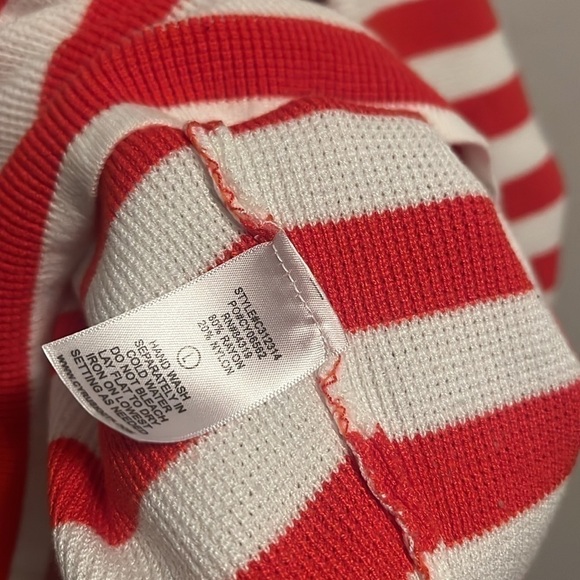 Cyrus - Red and white sweater Size L. Sailor core bin (338) coastal - Picture 6 of 10